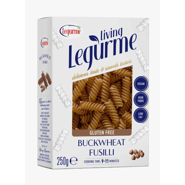 Legurme Buckwheat Gluten Free Vegan Fusilli Pasta  250 gr
