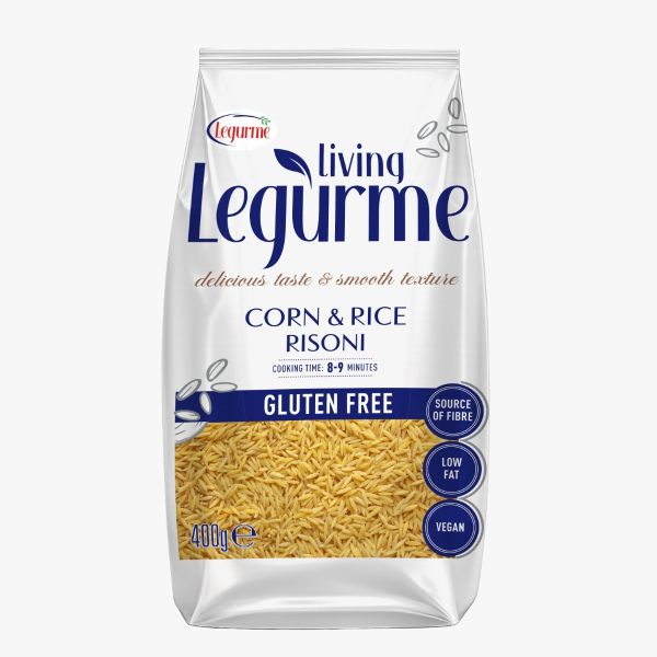 Legurme Corn & Rice Gluten Free Vegan Risoni Pasta 400 gr